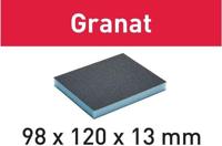 Festool Accessoires Schuurspons Granat | 98x120x13 | 120 GR/6 - 201113 - thumbnail