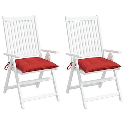 VidaXL Palletkussens 2 st 50x50x7 cm oxford stof rood