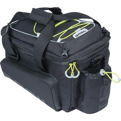 Basil miles xl mik bagagedragertas waterdicht 9-36l zwart lime