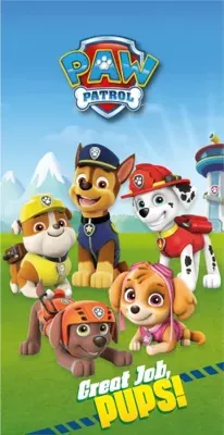 Paw Patrol strandlaken Great Job Pups 70 x 140 cm Paw Patrol strandlaken Great Job Pups 70 x 140 cm