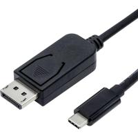 VALUE USB type C - DisplayPort adapterkabel, v1.2, M/M, 1 m - thumbnail