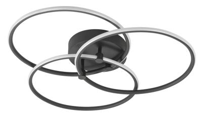 Highlight Plafondlamp Circles Ø 49 cm zwart Highlight Plafondlamp Circles Ø 49 cm zwart