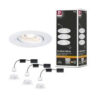 Paulmann 92971 EBL Nova mini Plus Coin LED-inbouwlamp Set van 3 stuks 4.20 W Wit - thumbnail