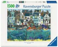 Ravensburger legpuzzel haven van wonderen - een bruisende fantasiehaven - 1500st. - thumbnail