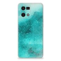 Smartphone hoesje OPPO Reno7 4G Painting Blue - thumbnail