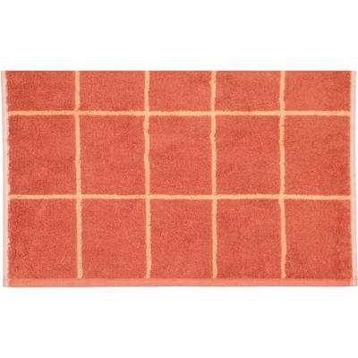 Cawö Cawö Park Check Douchelaken brick 70/140