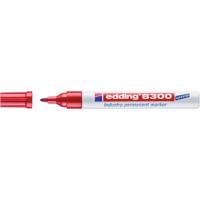 Edding 8300 industry permanent marker 4-8300002 Permanent marker Rood Watervast: Ja - thumbnail