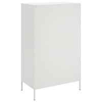 Hoge kast 68x39x113 cm staal wit - thumbnail