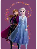 Frozen Fleece plaid Leafs 100 x 140 cm - thumbnail