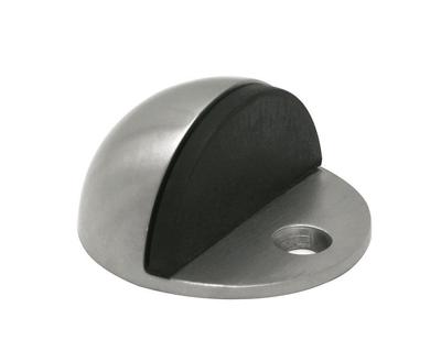 Deurbuffer vloermontage ø43x24mm rvs mat