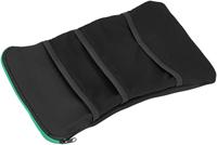 Basil soho nordlicht fietsrugzak - zwarte moderne rugzak met led-verlichting voor dames/heren/elektrische fiets - waterdicht - 17l - zwart - thumbnail