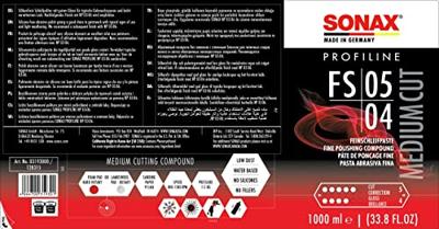 SONAX slijppasta "fs 05-04" fine sanding paste profiline 1 ltr. - thumbnail