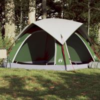VidaXL Tent 4-persoons waterdicht groen - thumbnail