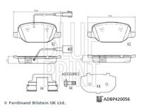 Remblokkenset, schijfrem ADBP420056 - thumbnail