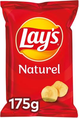 Lay&apos;s Chips Naturel, zak van 175 g