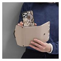 Mobilize 2in1 Elegant Magnet Clutch Apple iPhone 11 Pro Beige Snake - thumbnail