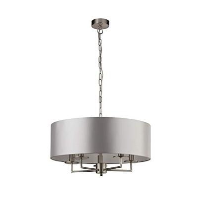 Searchlight Hanglamp met kapKnightsbridge Ø 55cm - 4785-5SS