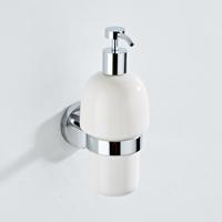 Zeepdispenser Boss & Wessing Talpa Wit Keramiek en Chroom Aqua Splash - thumbnail