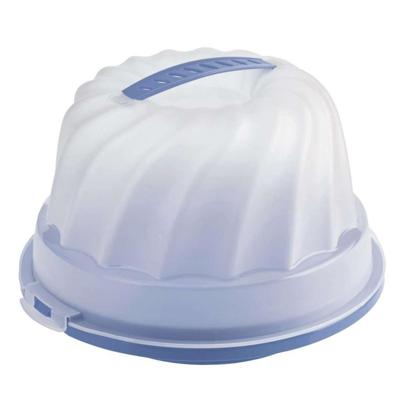 Rotho gugelhupf fresh cakedoos tulband horizon blauw/transparant Rotho gugelhupf fresh cakedoos tulband horizon blauw/transparant