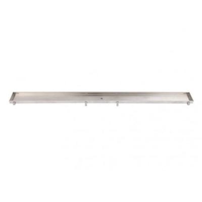 Tegelinlegrooster Brauer Chrome Edition Omkeerbaar tbv Douchegoot STD/W/PS 120x7 cm Inclusief Afstandhouders