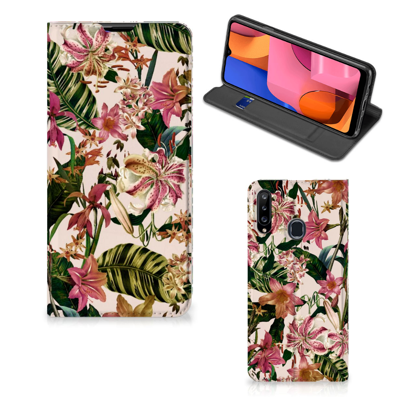 Samsung Galaxy A20s Smart Cover Flowers Samsung Galaxy A20s Smart Cover Flowers