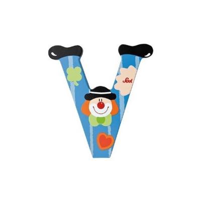 Sevi letter clown v: 10 cm (81758)