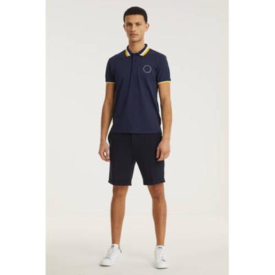 Antony Morato slim fit polo met contrastbies 100% katoen Antony Morato slim fit polo met contrastbies 100% katoen