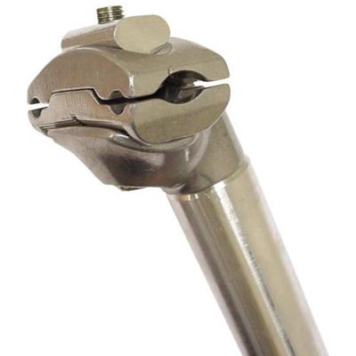 Edge Zadelpen atb ø27,2mm / 350mm aluminium - zilver