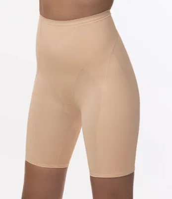 Corrigerende short lange pijpjes - Medium control - Shapewear boxershort - Anti slip rand