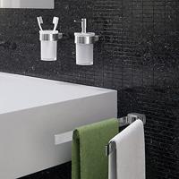 Dubbele Handdoekhouder Sapho Pirenei Draaibaar 35.9 cm Chroom Sapho - thumbnail