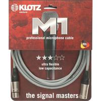 Klotz M1K6FM microfoonkabel M1 3p XLR F/M grijs 2 meter - thumbnail