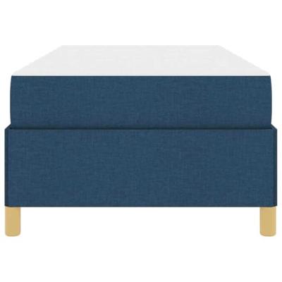 Boxspring bed Anders Blauw en Wit 90 x 200 cm Stof