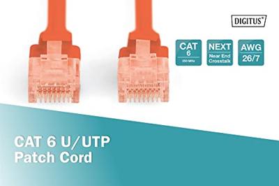 Digitus DK-1612-050 RJ45 Netwerkkabel, patchkabel CAT 6 U/UTP 5.00 m Grijs Verdraaide paren 1 stuk(s) Digitus DK-1612-050 RJ45 Netwerkkabel, patchkabel CAT 6 U/UTP 5.00 m Grijs Verdraaide paren 1 stuk(s)