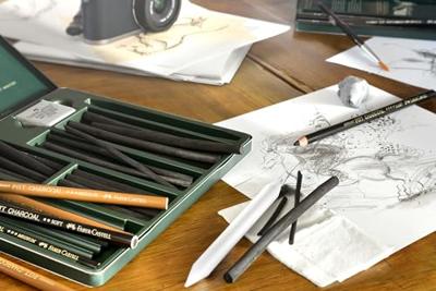 Faber Castell Houtskoolset Pitt Monochrome - thumbnail