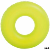 Opblaasbare Drijvende Donut Intex Neon 91 x 91 cm (24 Stuks) - thumbnail