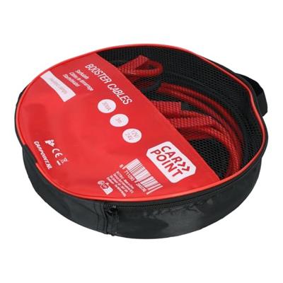 Carpoint startkabels 300a - 3 meter - 12/24v - geïsoleerde klemmen - inclusief draagtas - voor noodstart auto
