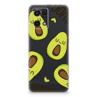 OPPO Reno7 4G Telefoonhoesje met Naam Avocado Singing OPPO Reno7 4G Telefoonhoesje met Naam Avocado Singing