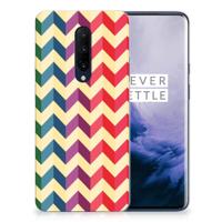 OnePlus 7 Pro | TPU bumper | Zigzag Multi Color - thumbnail