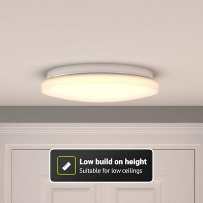 LED Plafondlamp rond - CCT Lichtkleur instelbaar (3000K, 4000K & 6500K) - 18W 1820 lumen (101lm/w) - Diameter 31 cm - IP20 stofdicht voor binnen LED Plafondlamp rond - CCT Lichtkleur instelbaar (3000K, 4000K & 6500K) - 18W 1820 lumen (101lm/w) - Diameter 31 cm - IP20 stofdicht voor binnen