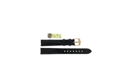 Horlogeband Tag Heuer BC0864 / WV1440 Krokodillenleer Zwart 14mm Horlogeband Tag Heuer BC0864 / WV1440 Krokodillenleer Zwart 14mm