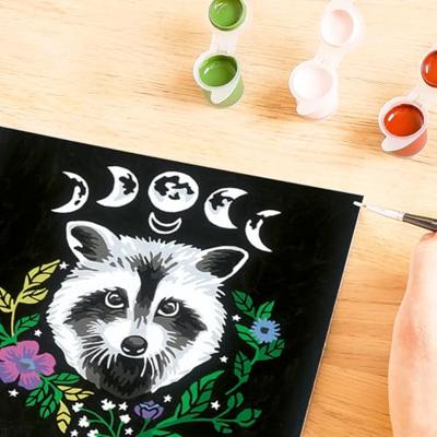Ravensburger creart pixie cold edition raccoon - thumbnail