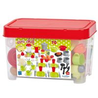 Ecoiffier 100% chef servies in opbergbox - thumbnail