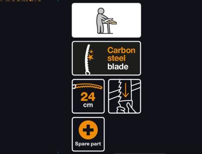 Fiskars CC24 1020194 Zaagblad