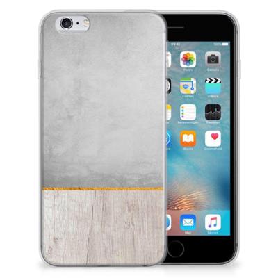 Apple iPhone 6 | 6s | Bumper Hoesje | Wood Concrete