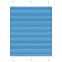 Pliss rolgordijn 105x150cm stofbreedte 104,4cm polyester blauw - thumbnail