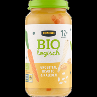 Jumbo Biologisch Babyvoeding Groenten Risotto & Kalkoen 12+ Maanden 250 g - thumbnail