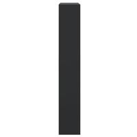 Schoenenkast 80x21x125,5 cm bewerkt hout zwart - thumbnail