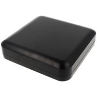 Hammond Electronics 1556HBK Universele behuizing 200 x 200 x 45 ABS kunststof Brandvertragend Zwart 1 stuk(s) - thumbnail