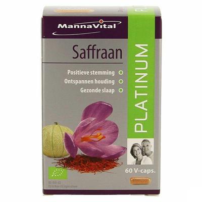 Mannavital Bio Saffraan Platinum V-caps 60