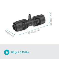 Gardena Micro Drip Systeem T-stuk 1/2” - 3/16" - thumbnail